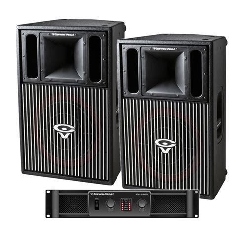 Cerwin Vega Cvp1152 Speakers And Cv1800 Amp
