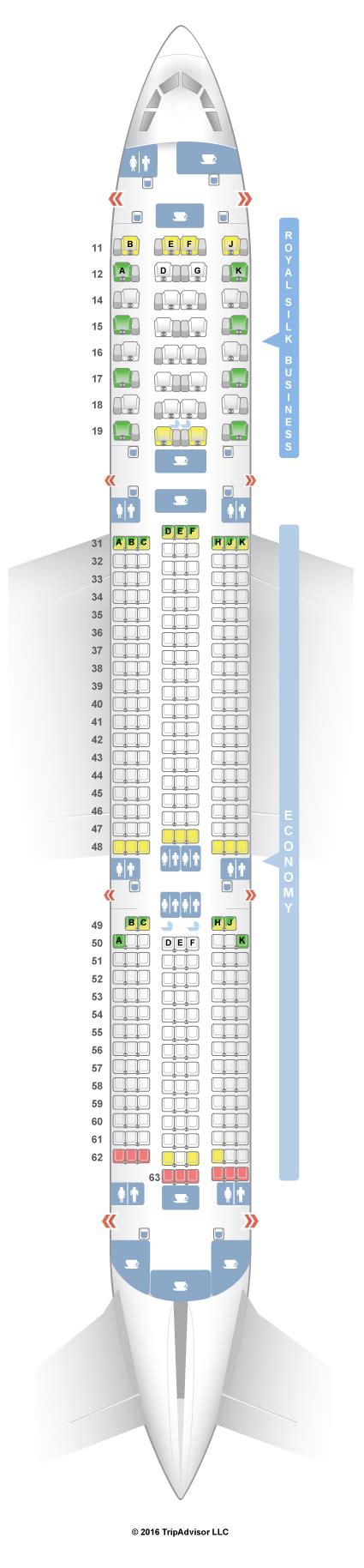 Seatguru Seat Map Thai Airbus A350 900 359