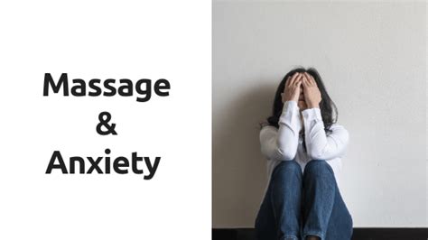 Massage And Anxiety Restorative Touch