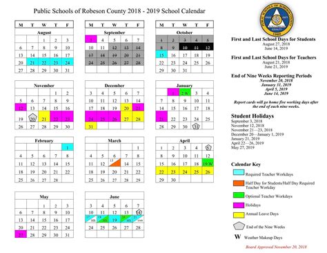 Make Up Days Updated School Calendars Released For Public Schools Of