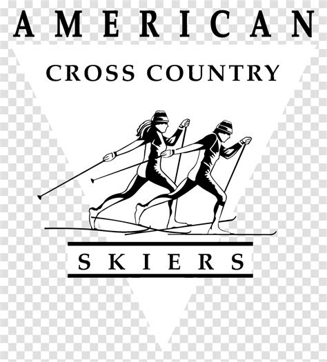 american cross country skiers logo black and white cross country skiing comics book poster