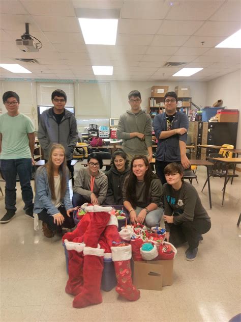 The Colony High School Interact Club Is Stuffing Stockings For The