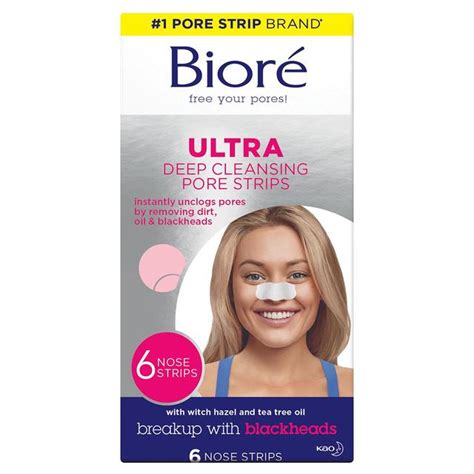 Biore Ultra Deep Cleansing Pore Strips 6 Per Pack From Ocado