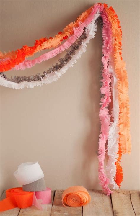 20 Crepe Paper Tutorials U Create Diy Party Decorations Diy Party