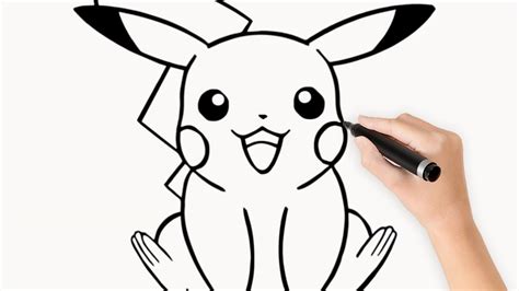 Como Dibujar A Pikachu Novalena