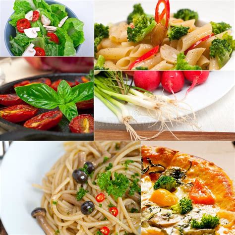 Healthy Vegetarian Vegan Food Collage Stock Image Image Of Lettuce