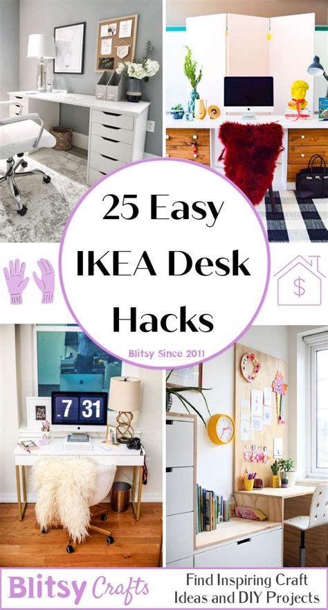 25 Cheap Ikea Desk Hacks That Are Useful And Easy To Do