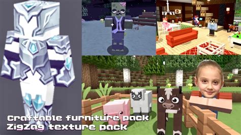 Minecraft Come And Chat Zigzag Texture Pack Craftable Furniture