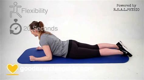 Prone Extension Stretch For Low Back And Hip Youtube