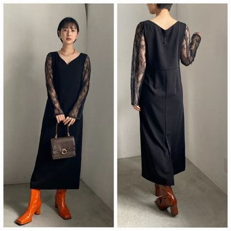 Ameri Vintage Lace Refined Tight Dress Asakusa Sub Jp