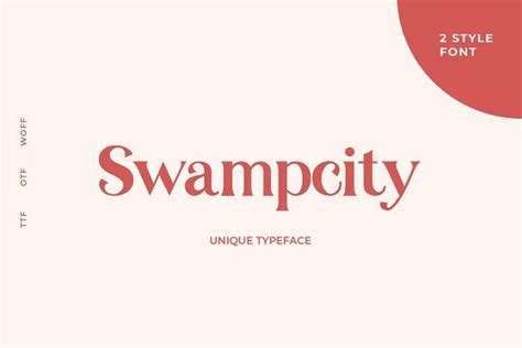 Swampcity Typeface Font | Typeface font, Typeface, Lettering