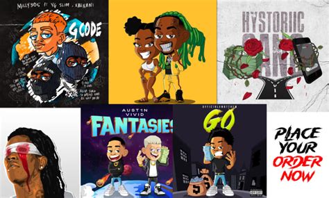 Draw You A Cartoon Cover Art For Your Music Or Album By Dmxstyle Fiverr