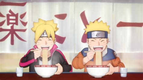 Boruto And Naruto Eating Ramen Uzumaki Boruto Wallpaper Fanpop Page