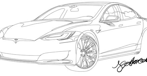 A custom 1934 ford roadster is the kind of car you want for both show and go.so why not have. Tesla Model S P100D Vector Drawing (WIP)