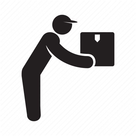 Box Deliver Delivery People Icon