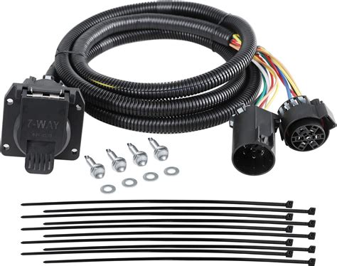 Amazon Com Oyviny RV 7 Way Trailer Wiring Extension For 5th Wheel And
