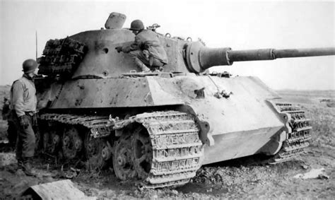 Wwii Photo German Tiger Ii Knocked Out World War Two Germany Ww2 4036