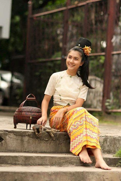12 Best Myanmar Traditional Dress Images In 2019 Dresses Designer Dresses Myanmar Dress Design
