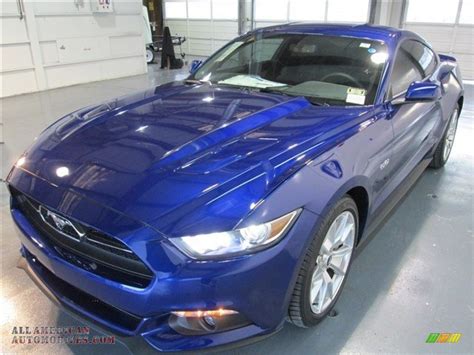2015 Ford Mustang Gt Premium Coupe In Deep Impact Blue Metallic Photo