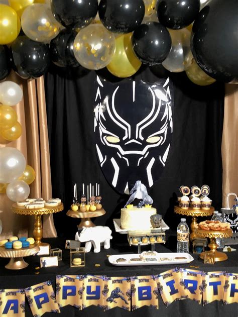 Digital Black Panther Party Backdrop Black Panther Mask Black