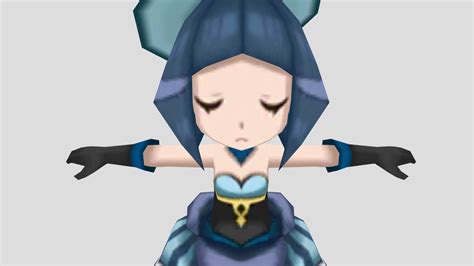 3ds Pokemon X Y Battle Chatelaine Evelyn 3d Model By