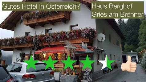 Hotel haus am gries, murnau: Haus Berghof, Gries am Brenner, Österreich - YouTube
