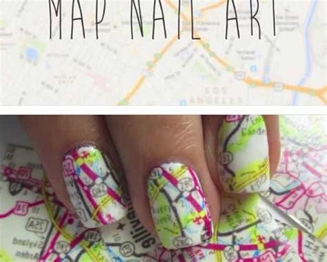 Map Nails Map Nails Nail Art Nail Art Pictures