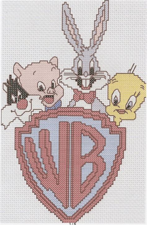 Looney Tunes Logo With Bugs Bunny Tweety Bird Porky Pig And Sylvester