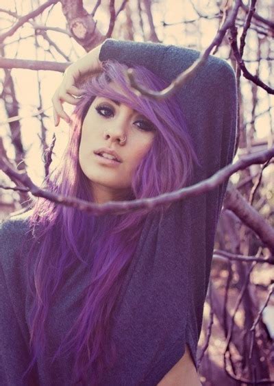Girl Hair Pretty Purple Image 664933 On