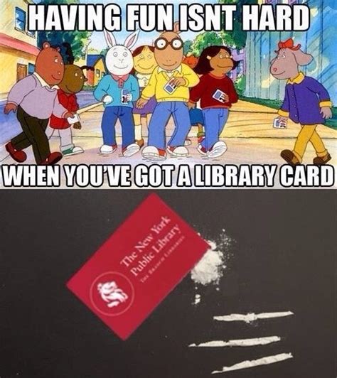 Library Card Meme Guy