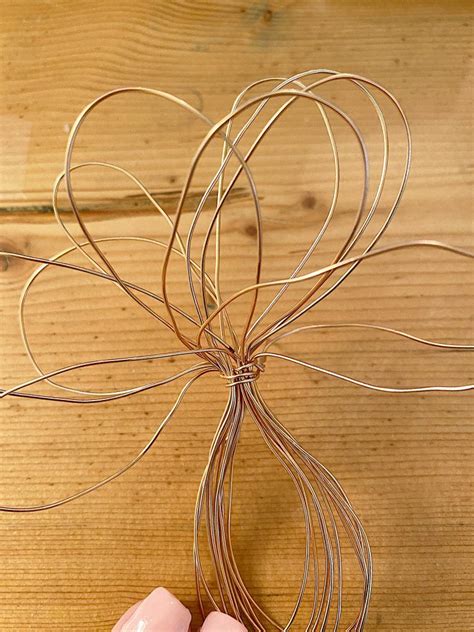 How To Make Wire Flowers Diy Wire Flowers Copper Wire Art Wire Art