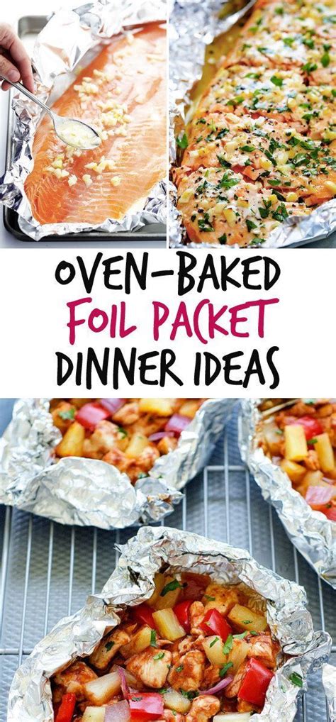We love making and eating tin foil dinners! These Tin-Foil Dinners Are Perfect For Busy Weeknights | Foil packet dinners, Foil pack meals ...
