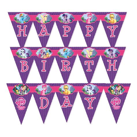 My Little Pony Wall Decorations And Banners Birthday Girls Wikii
