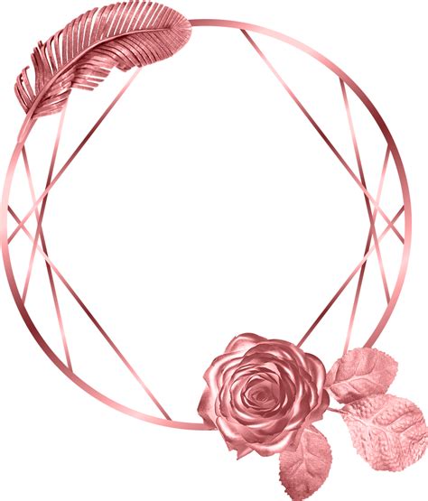 Rose Gold Circle Png Images And Photos Finder