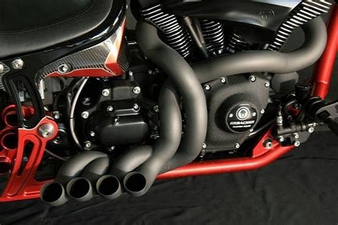 motorcycle exhaust: custom metric motorcycle exhaust