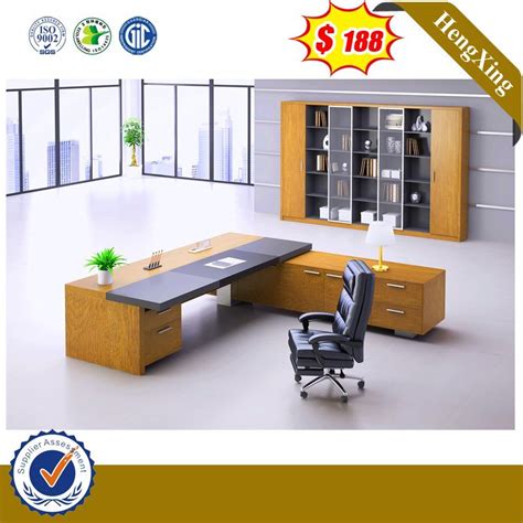 Fashion Design L Shape Wooden Office Furniture Modern Executive Desk