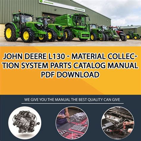 John Deere L130 Material Collection System Parts Catalog Manual Pdf
