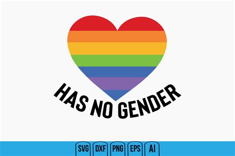 Love Has No Gender Graphic By Creativemim2001 · Creative Fabrica