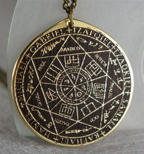 Sigil Of Seven Archangels Solomon Kabbalah Amulet By Timforshade On