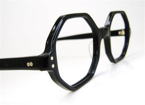 Vintage 60s Hippie Octagon Eyeglasses Frame Never Worn