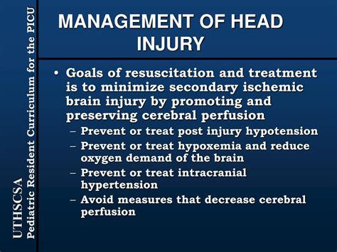 Ppt Head Injury And Intracranial Hypertension Powerpoint Presentation