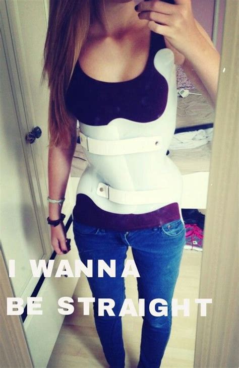 Pin By Evil H On Immobilized Women Fashion Scoliosis Brace