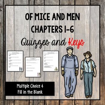 Then it is noticeable that beowulf charges himself up (he keeps moving left and right gettin ready to jump further). Of Mice and Men Chapters 1-6 Quizzes and Keys by The Literary Scout
