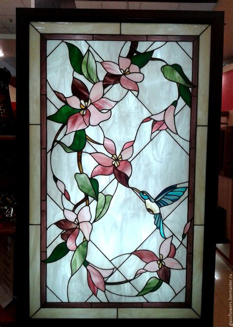 Denver, co 80221 toll free: Stained Glass Hummingbird. Film stained glass in a niche ...