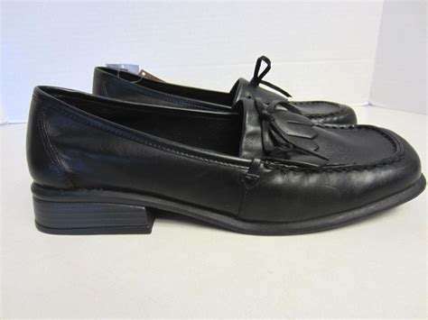 Thom Mcan Shoes 11 Black Loafers Moccasins Womens New Thom Mcan Shoes