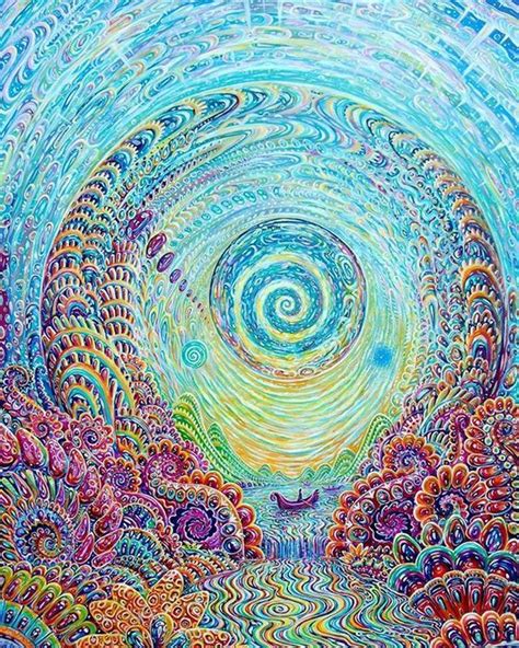 Psychedelic Nature In Dance Of The Universe And Life Reveals The