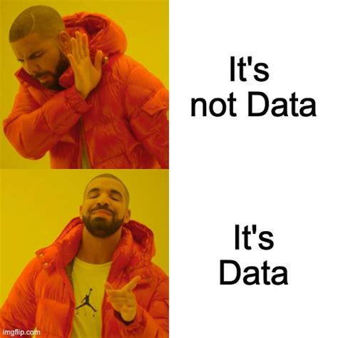 Its Not Data Its Data Imgflip