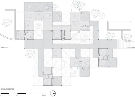 Grid House Floor Plan Grid Architecture Drawing House Plans