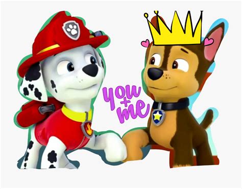 Marshall X Chase Paw Patrol Chase And Marshall Kiss Free