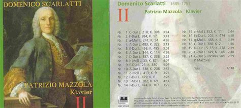 Giuseppe domenico scarlatti fue un compositor italiano del periodo barroco afincado en españa Veroeffentlichungen